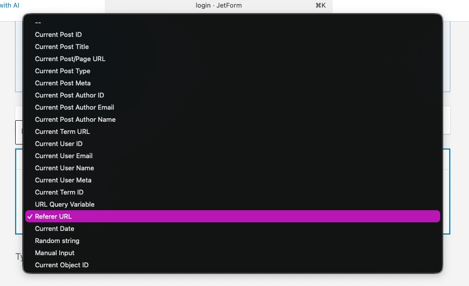 ログイン後、前のページにリダイレクトする